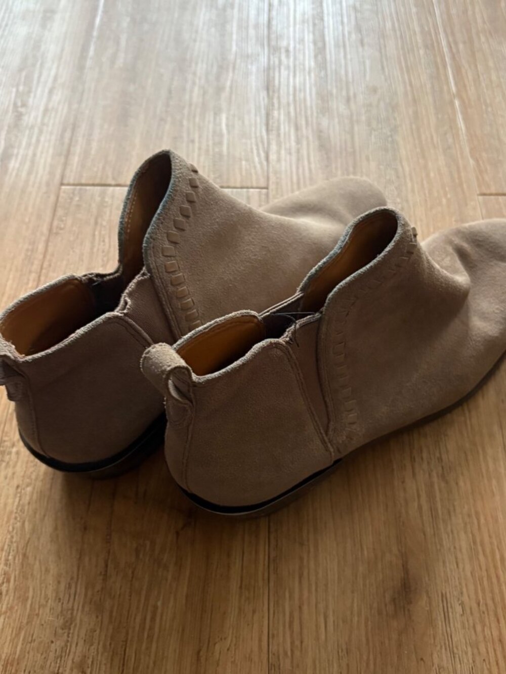 Coach Carter Suede Leather Round Toe Ankle Booties Brown Women’s Size 9.5 - Picture 2 of 9